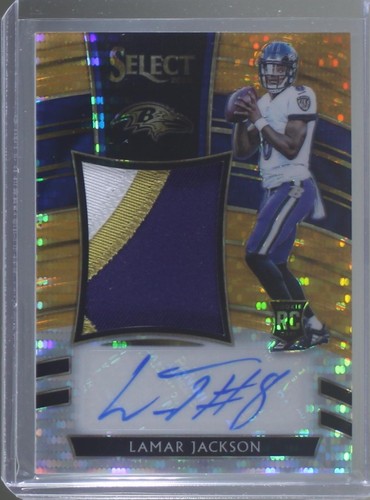 2018 Panini Select Lamar Jackson #JM-LJ