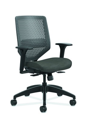 HON Solve Seating Charcoal Mid-back Task Chair (svr1aclc10tk)