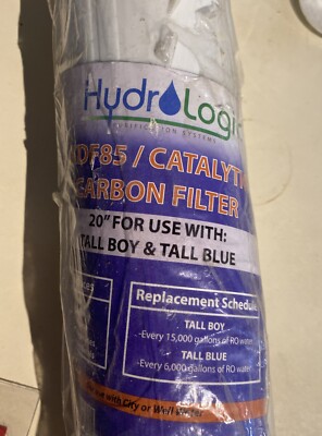 HydroLogic 20'' Tall Boy KDF85/Catalytic Carbon Upgrade Filter