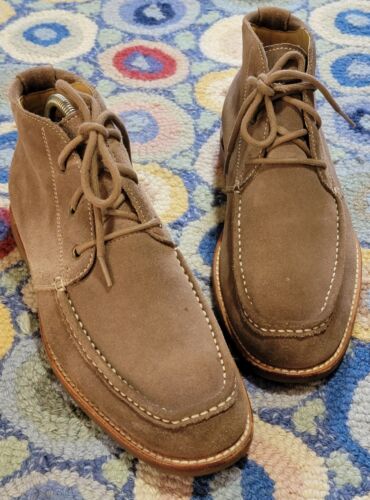 Ugg Via Lungarno Moc Toe Brown Suede Chukka Boots Shearling Ugg Via Lungarno Moc Toe Brown Suede Chukka Boots Shearling