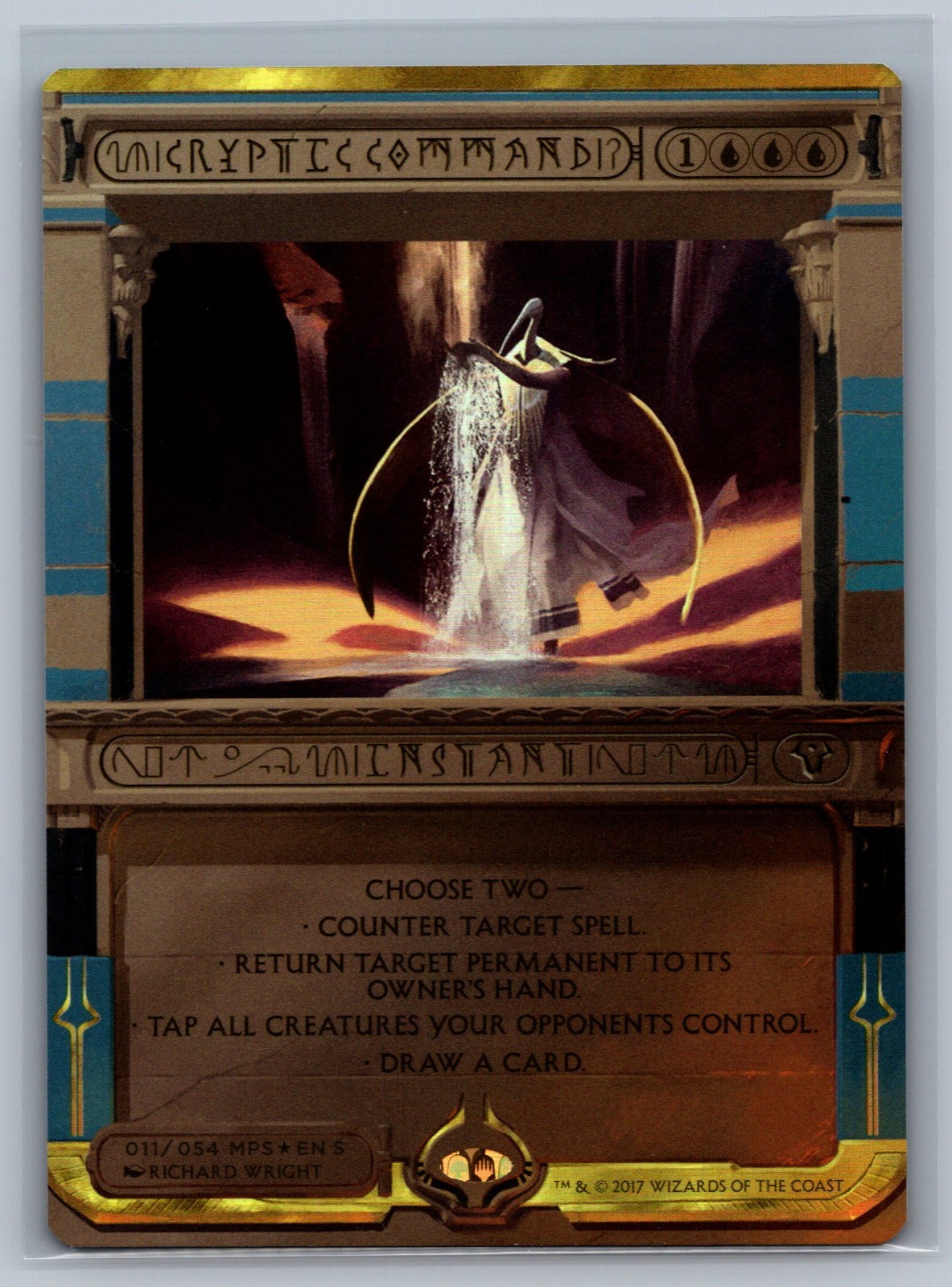 マジック：ザ・ギャザリング Amonkhet Invocations full complete Magic MTG Masterpiece Series Amonkhet Invocations Cryptic