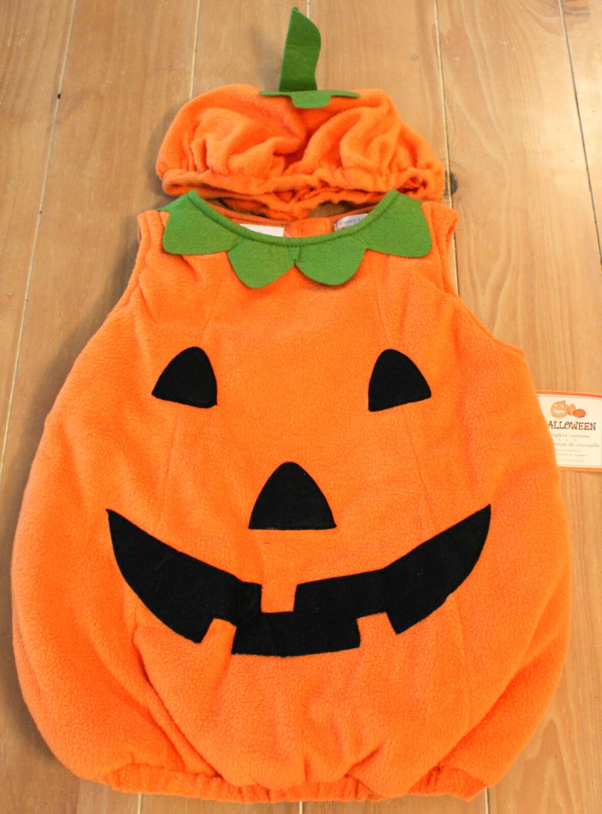New Pottery Barn Kids BABY PUMPKIN Jack-O-Lantern Costume