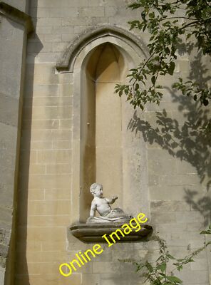 Photo 6x4 Cherub in a niche Calne An interesting statue in the wall of th c2014