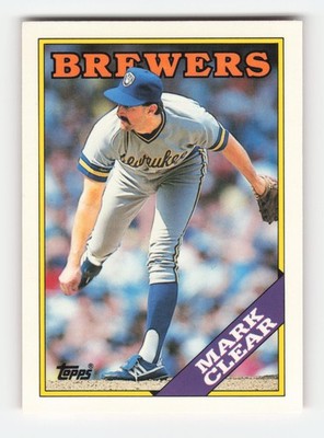 1988 Topps Collector's Edition (Tiffany) #742 Mark Clear Near Mint or Better