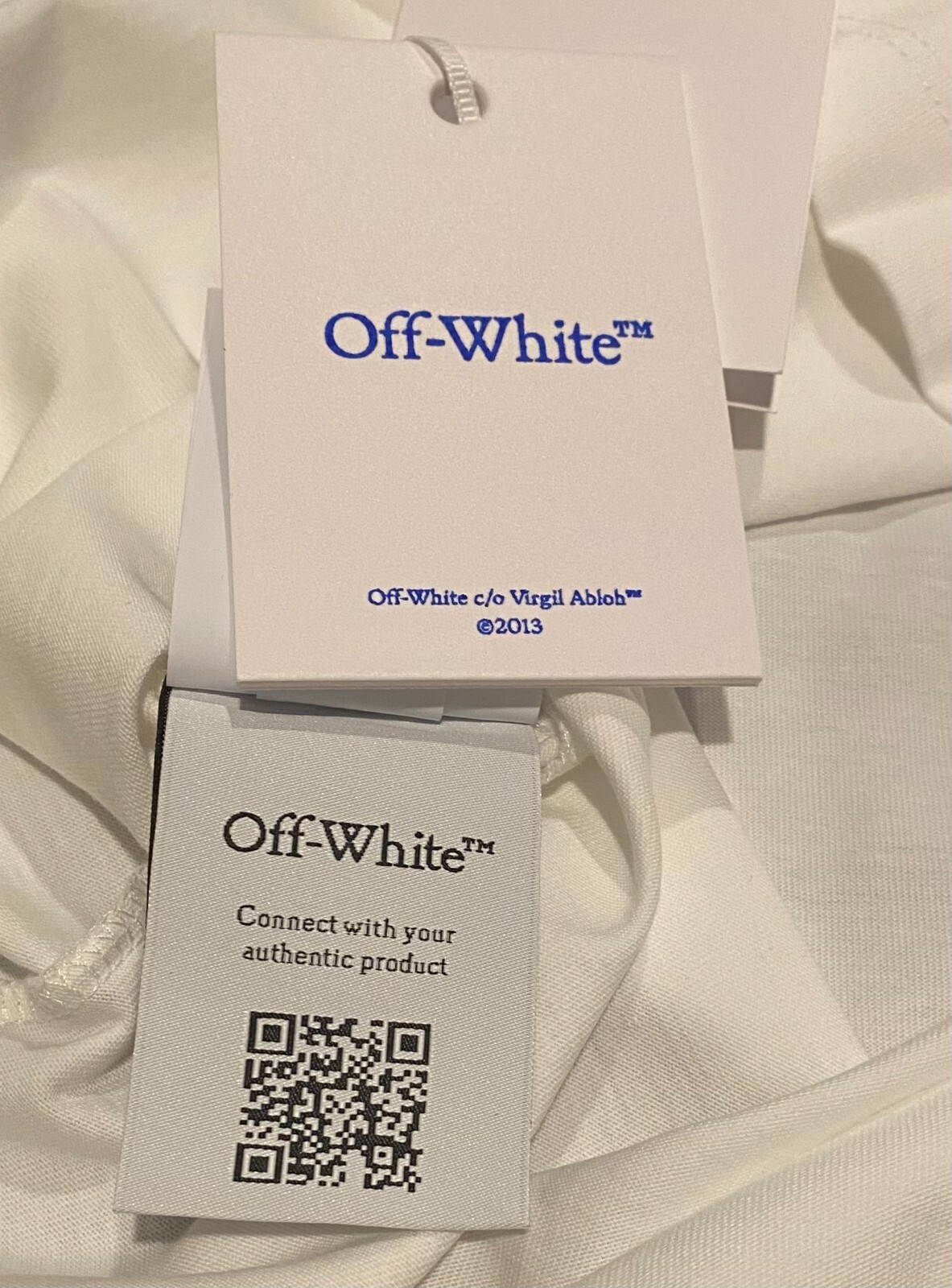 Pre-owned Off-white Off White Kyiv Local Store Garment Tee White Size [l]