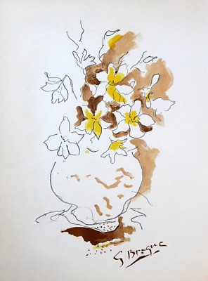 Georges Braque Original Lithograph Verve 31/32 Composition