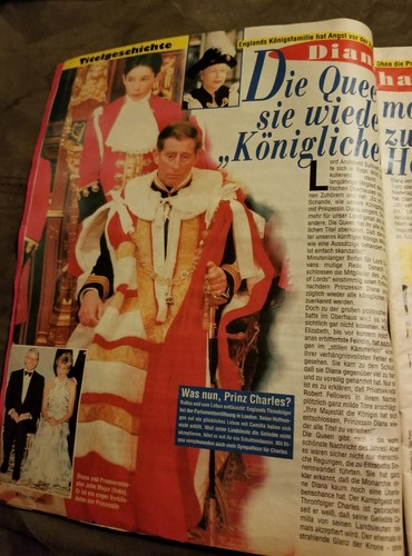 Princess Diana Article featured in Frau mit Herz NOVEMBER 96 Magazine .. 47