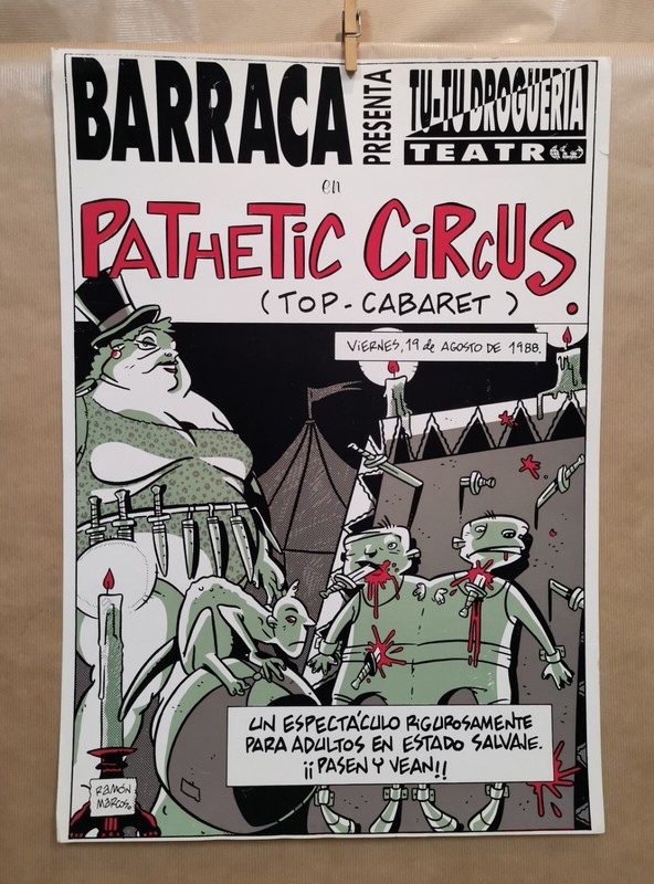 Barraca Pathetic Circus Cabaret Ramon Marcos 1988 Affiche Poster Original 