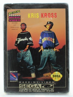 Kris Kross: Make My Video Sega CD - Sealed LTB - 1992