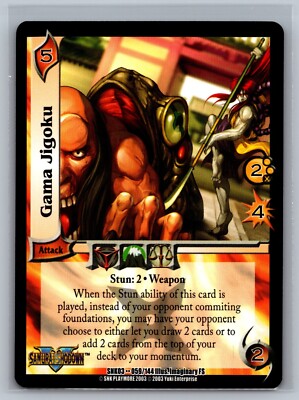 UFS CCG Gama Jigoku #059/144 TCG SNK03 The Cutting Edge