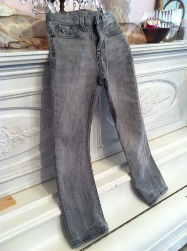 Ralph Lauren Boys Size 6 Jeans Light Grey Denim Skinny