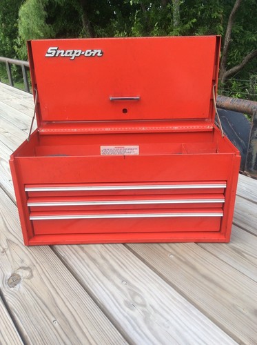 Vintage Snap On Kra 55 3 Drawer Tool Box Mechanics Tools
