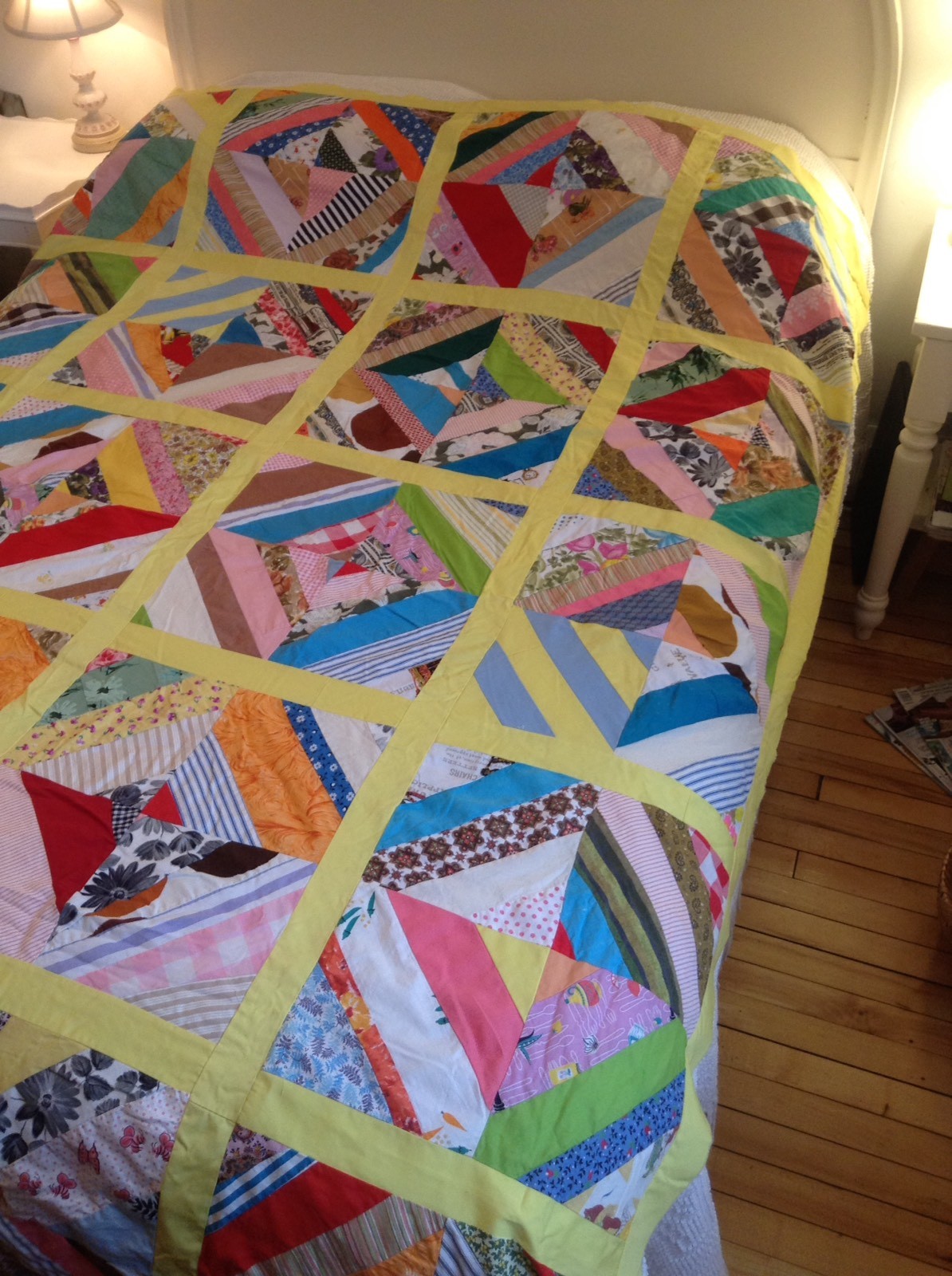 Vintage Quilt Top Unfinished, 72