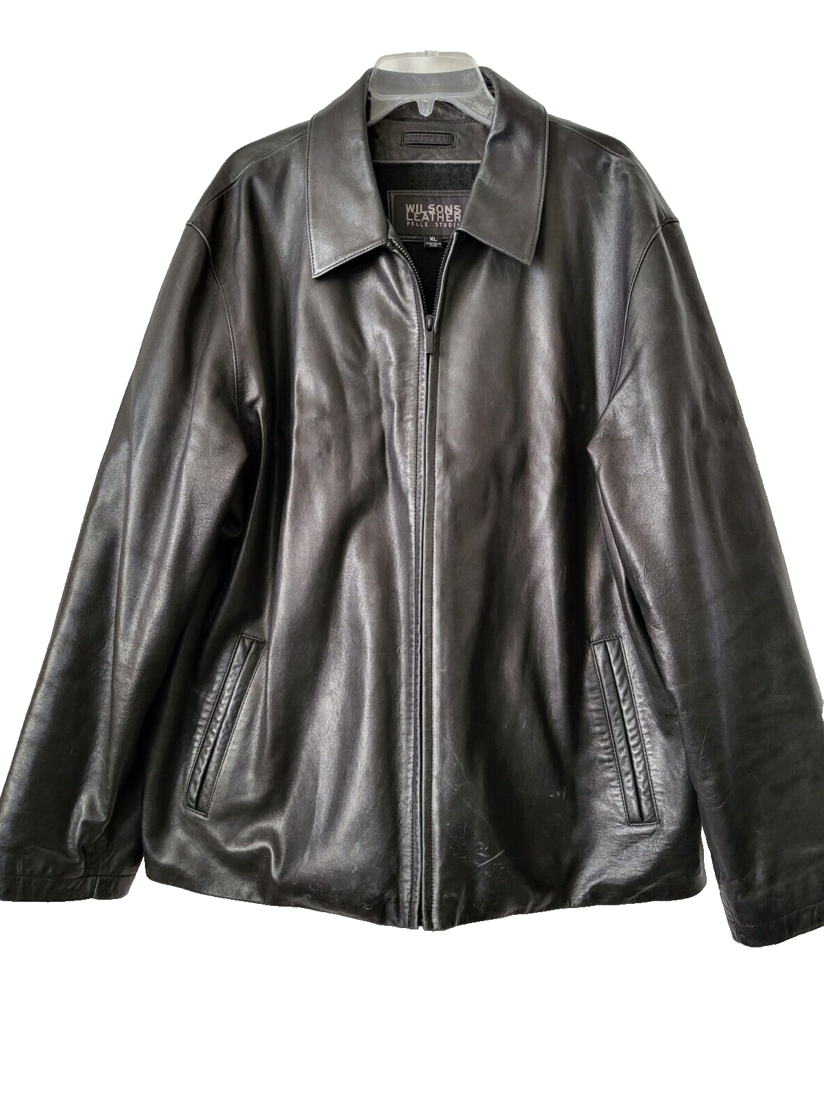 Pelle Pelle Marc Buchanan Big Logo Wool Jacket Size 4XL