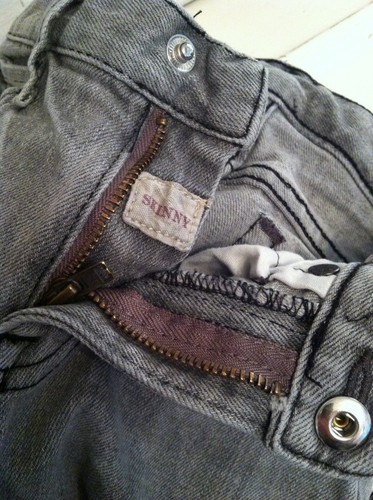 Ralph Lauren Boys Size 6 Jeans Light Grey Denim Skinny