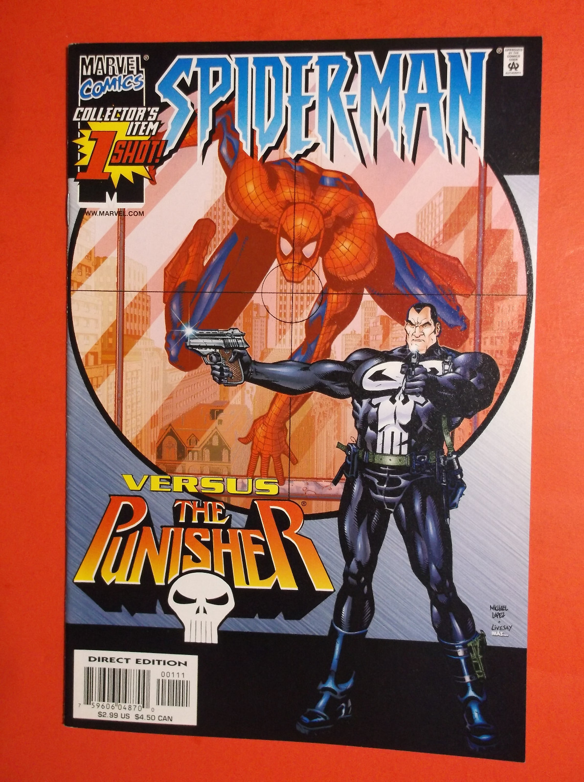 1990 Impel Marvel Spider-Man Presents: Punisher Trading Card