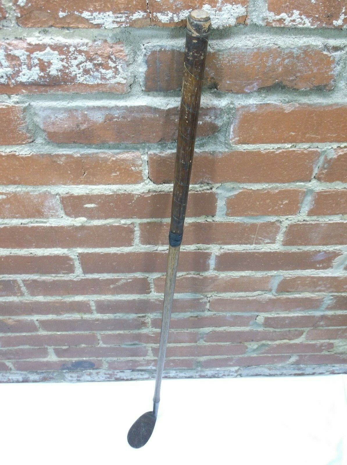Antique Harold Smith Guaranteed Hand Forged Niblick Hickory Shaft Golf Club