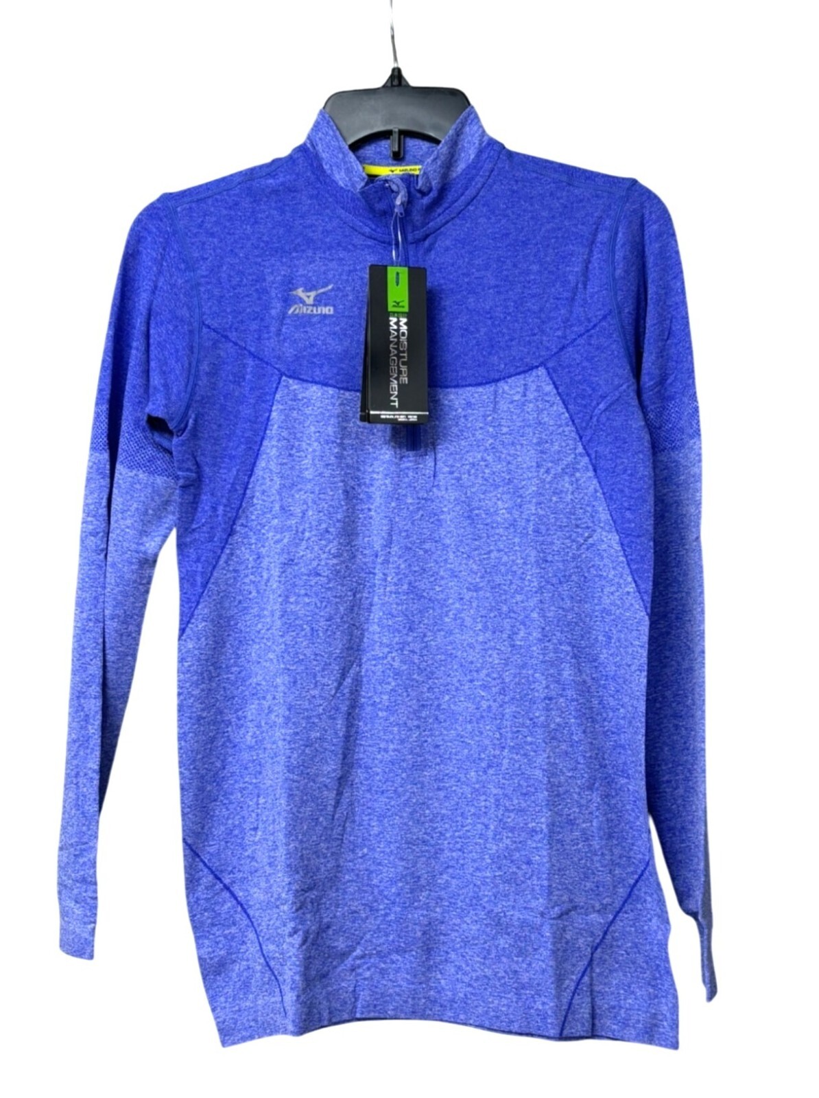 Mizuno Women's Seamless 1/4 Zip Volleyball Jacket, Heathered Mizuno Women's Seamless 1/4 Zip Volleyball Jacket, Heathered