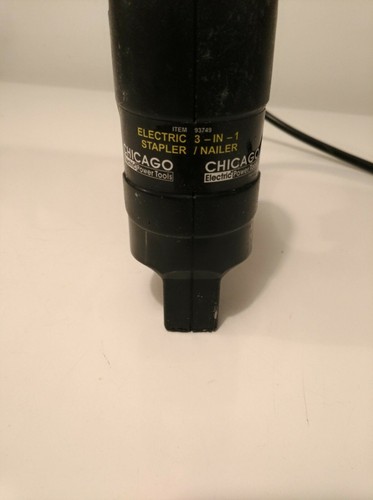 Chicago Electric 3 In 1 Electric Nailer Stapler