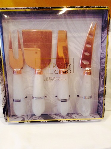 Cheese Knife Set Stainless Steel 4 Piece Spatula Resin The Servery Ciroa
