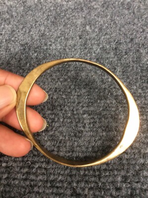 Mid Century Modernist Jack Boyd Bronze Bangle Bracelet