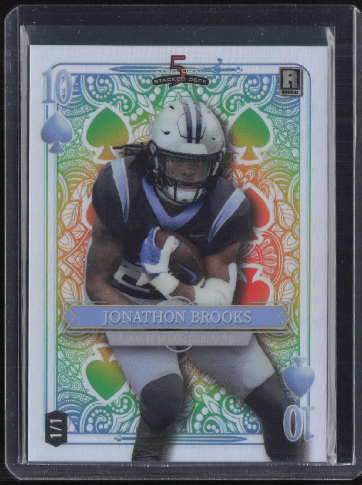 2024 Wild Card 5 Card Draw Stacked Deck Jonathan Brooks 1/1