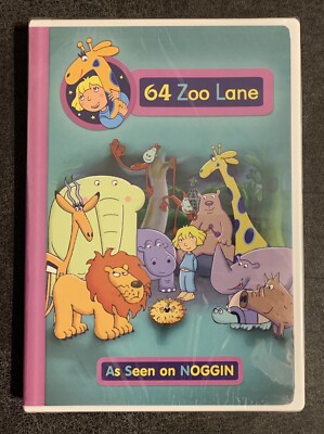 RARE NEW 64 Zoo Lane DVD Kid's Children Animation Anime As Seen on NOGGIN SEALED