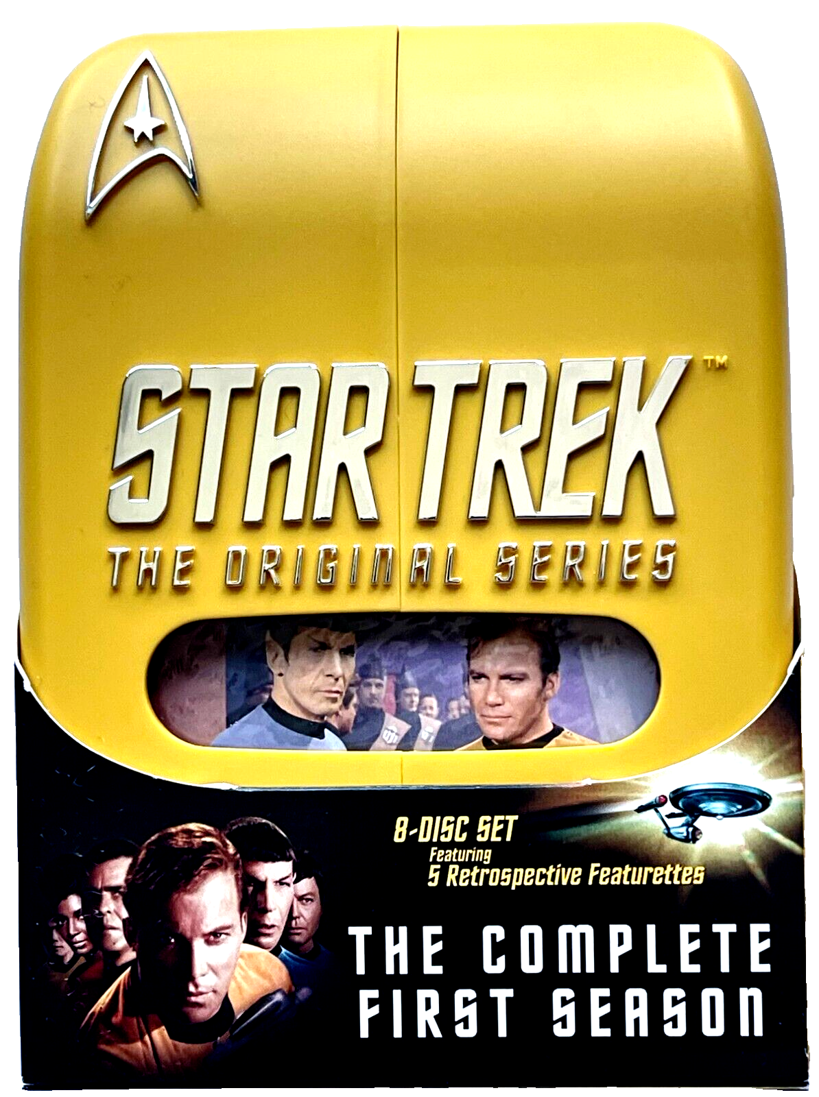 STAR TREK THE ORIGINAL SERIES THE COMPLETE FIRST SEASON 8 DVD'S