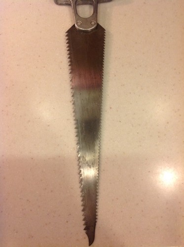 VINTAGE KNAPP SPORT SAW PIONEER Co BOISE IDAHO BONE/WOOD HUNTING CAMPING