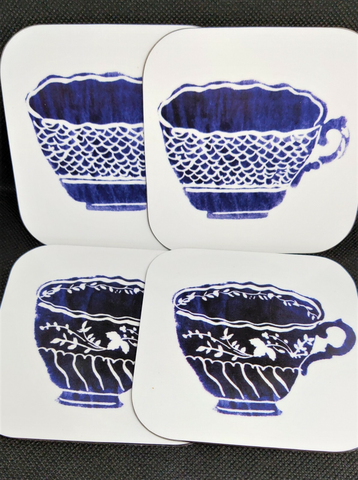 Ikea Coasters Blue Cup (Set of 4) eBay