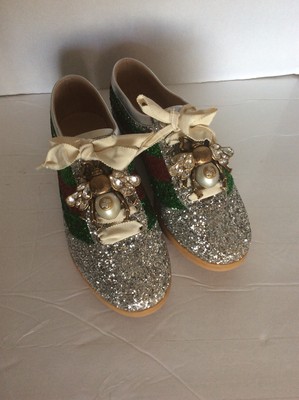 womens glitter gucci sneakers
