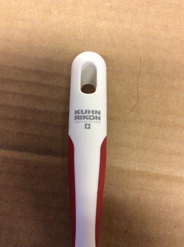 Kuhn Rikon Piranha Swivel Peeler White With Red Switzerland FREE SHIP