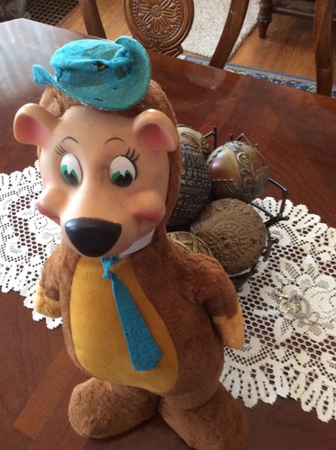 Vintage 1958 Stuffed Yogi Bear Doll