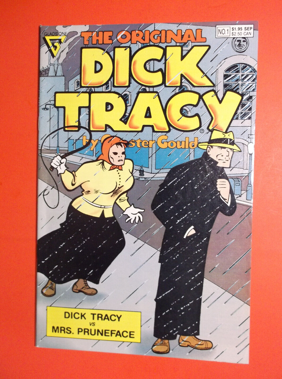 Vintage Dick Tracy T- Shirt Black Size S Movie Single Stitch