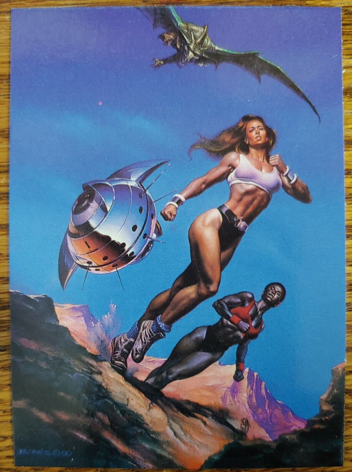 1991 Boris Vallejo #8 Runners Fantasy Muscles Human Body 1991 Boris Vallejo #8 Runners Fantasy Muscles Human Body