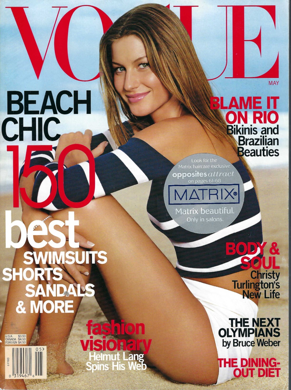洋書 Vogue us may2000 gisel swimsuit issue $_57.JPG?set_id=880000500F