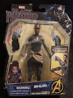 Marvel Black Panther Shuri 6'' Action Figure: Vibranium Gear New some SHELF WEAR