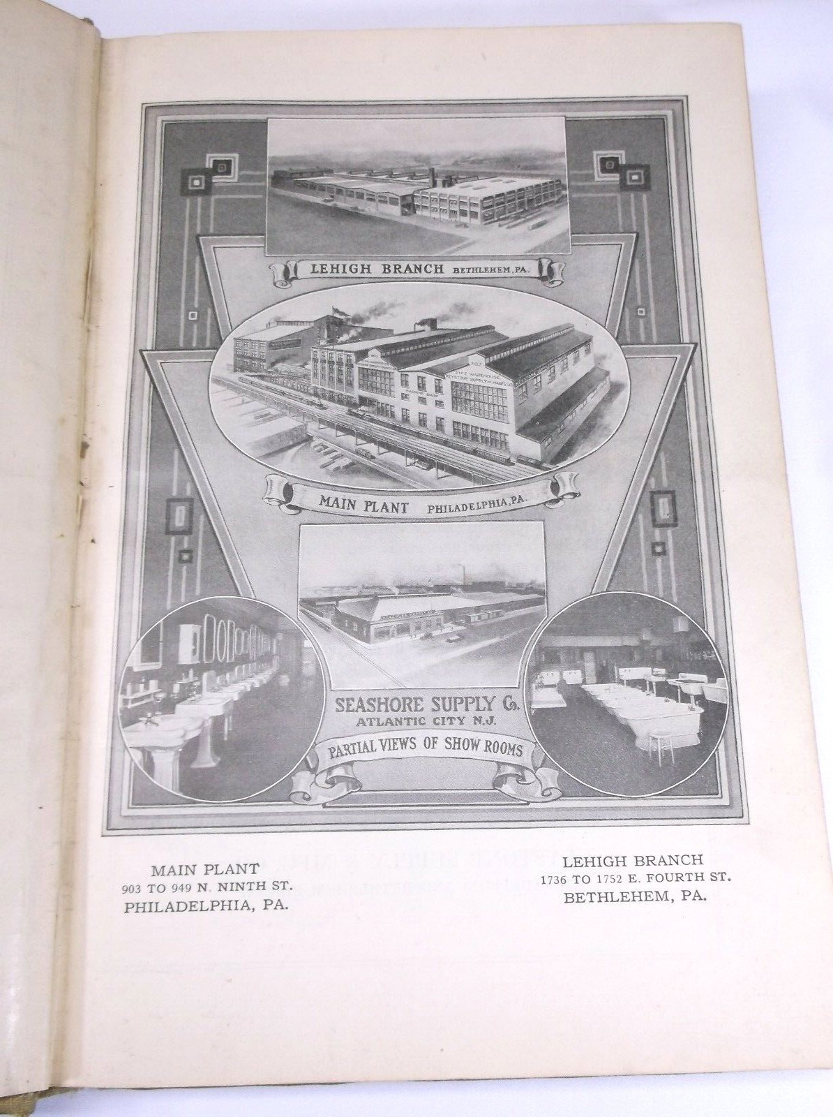 VTG 1922 Keystone Supply Mfg Co Steam Gas Water Supplies Tools Hardcover Catalog