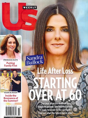 US WEEKLY MAGAZINE - AUGUST 12, 2024 - SANDRA BULLOCK. LIFE AFTER LOSS