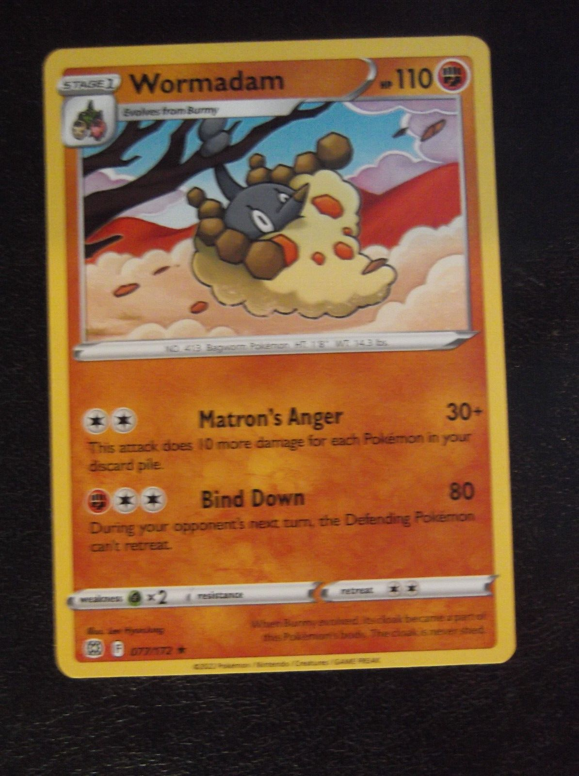 122PK077 - Wormadam- 77/172 - Brilliant Stars - Rare * | eBay