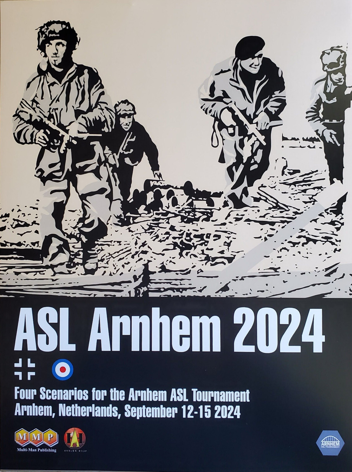 Набор сценариев ASL Arnhem 2024 для продвинутого командира отряда MMP NISW Быстрая доставка