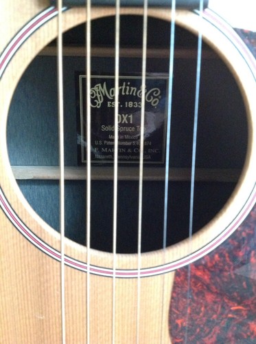 LOOK! CF Martin DX1 Acoustic Guitar! #18181