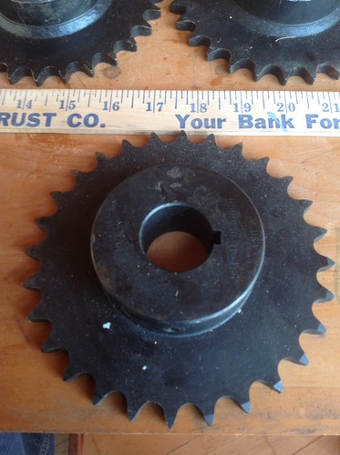 3 Vintage industrial cast iron gears sprockets steampunk Collectible Repurpose B