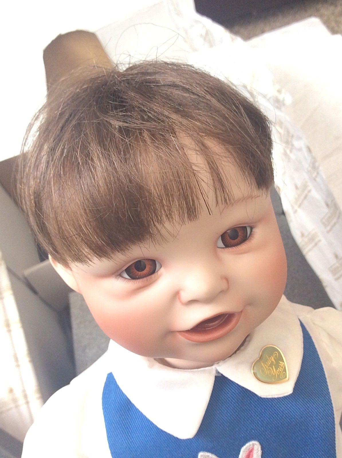 Ashton Drake Galleries Yolanda Bello Baby Boy Truly Yours 14.5