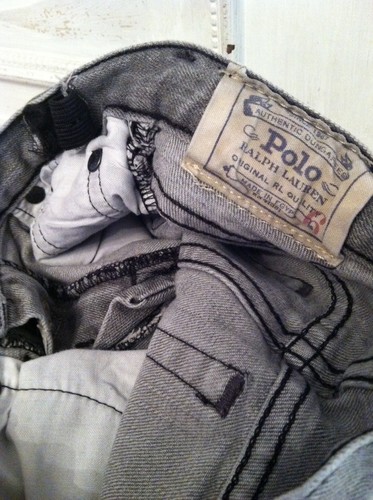 Ralph Lauren Boys Size 6 Jeans Light Grey Denim Skinny