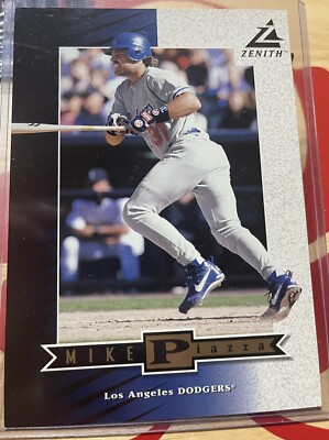 1998 Pinnacle Zenith - 5x7 Sample #Z21 Mike Piazza Ripped Jumbo