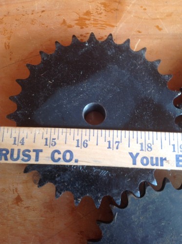 3 Vintage industrial cast iron gears sprockets steampunk Collectible Repurpose B