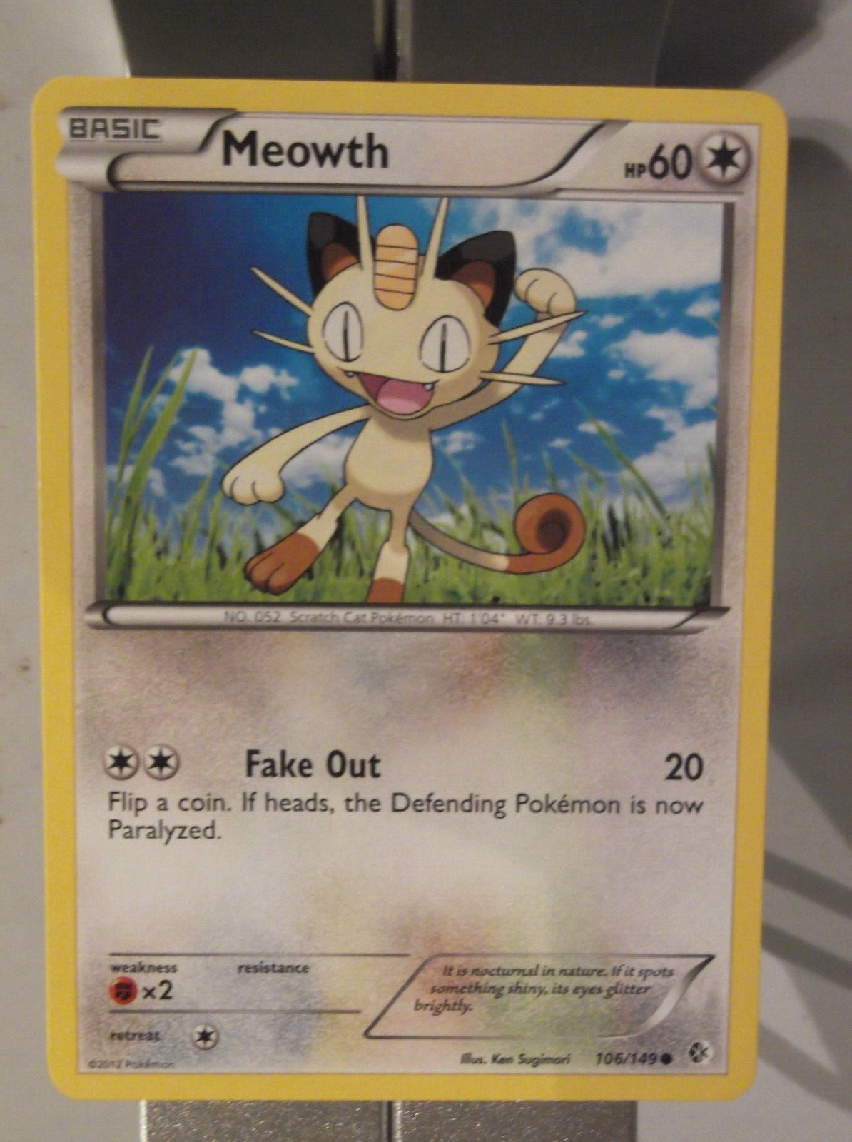 070PK106 - Meowth- 106/149 - Boundaries Crossed - Common * | eBay