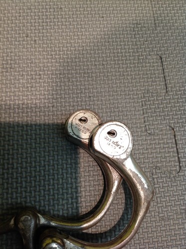 Vintage Bean Cobb Handcuffs Antique Police 1899