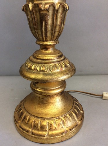 Candelabra 7-Candle Gilt Metal/Wood Made in Italy 28.75